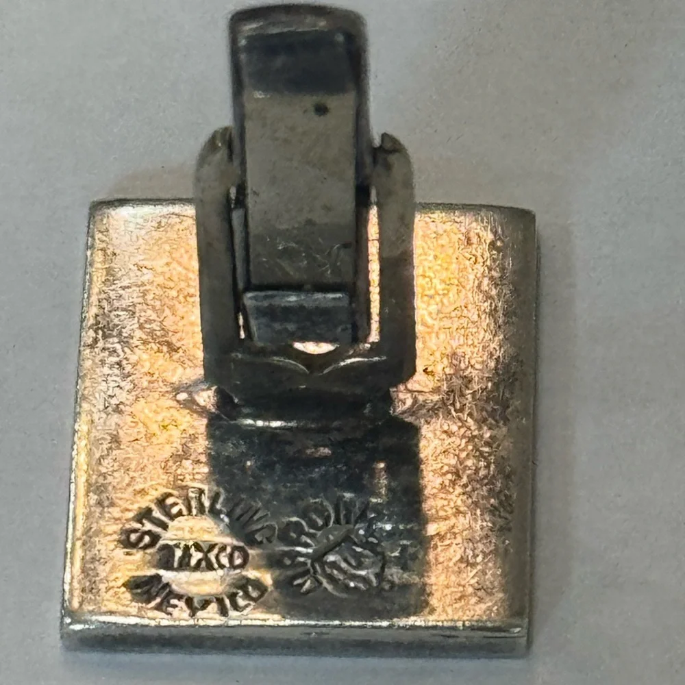 VINTAGE‎ Bullfighter Margarita Mexico Sterling Silver 925 Signed Cufflinks